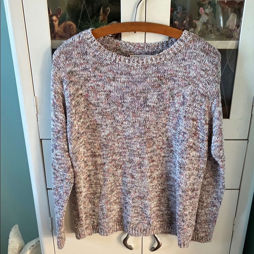 Lou & Grey sz S Women's Multicolor Knit Sweater euc